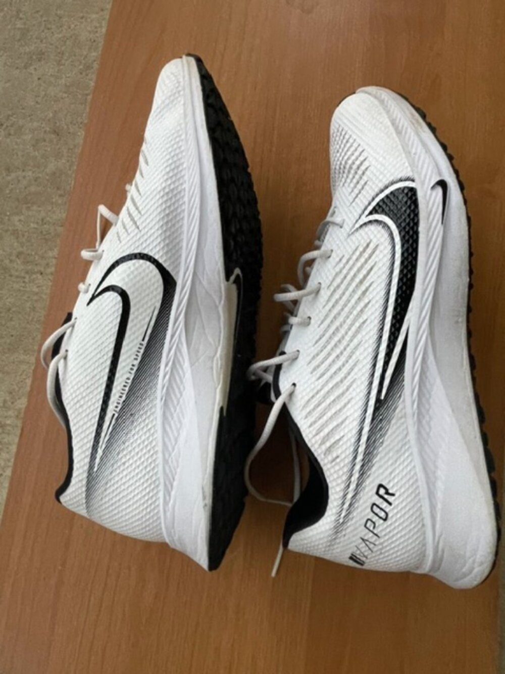 Nike Men's Vapor Edge Turf Football Sneaker Shoes CD0086-100, White , Size 11.5